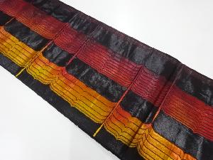 アンティーク　抽象模様織出し袋帯（材料）